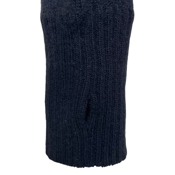 Byblos VTG 80s Wool Angora Sweater Mini Dress 38 IT 0-2 US - Picture 4 of 7